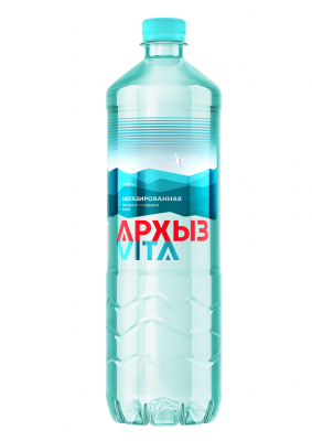 Архыз Vita 1 л НЕГАЗ пэт (9 шт. в упак.) горная природная питьевая 3+