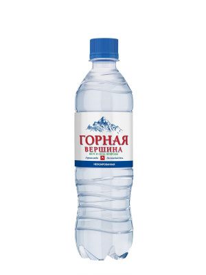 Вода "Горная Вершина" 0,5 л. без газа (12 шт в упак)