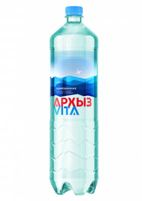 Архыз Vita 1,5 л ГАЗ пэт (6 шт в упак) минеральная природная столовая